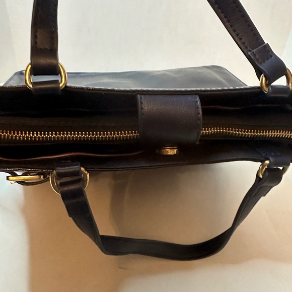 Navy Blue Three Compartment Purse - Picture 8 of 10